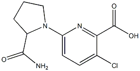 6-(2-carbamoylpyrrolidin-1-yl)-3-chloropyridine-2-carboxylic acid