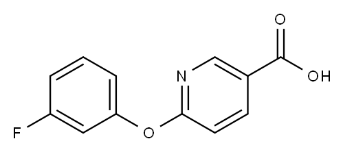 6-(3-fluorophenoxy)nicotinic acid