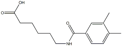 6-[(3,4-dimethylphenyl)formamido]hexanoic acid