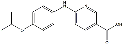 6-{[4-(propan-2-yloxy)phenyl]amino}pyridine-3-carboxylic acid