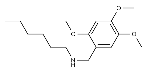 hexyl[(2,4,5-trimethoxyphenyl)methyl]amine