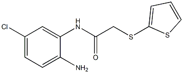N-(2-amino-5-chlorophenyl)-2-(thiophen-2-ylsulfanyl)acetamide