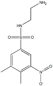 N-(2-aminoethyl)-3,4-dimethyl-5-nitrobenzene-1-sulfonamide