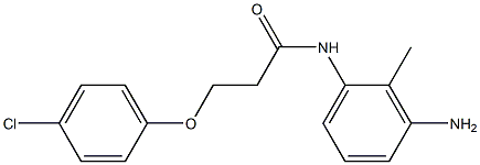 N-(3-amino-2-methylphenyl)-3-(4-chlorophenoxy)propanamide