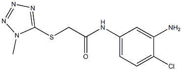 N-(3-amino-4-chlorophenyl)-2-[(1-methyl-1H-1,2,3,4-tetrazol-5-yl)sulfanyl]acetamide