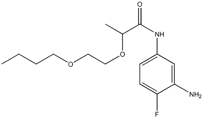 N-(3-amino-4-fluorophenyl)-2-(2-butoxyethoxy)propanamide