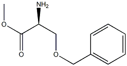 O-ベンジル-L-セリンメチル 化学構造式