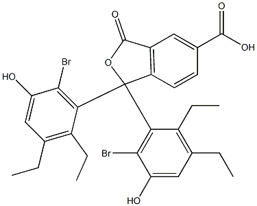 1,1-Bis(6-bromo-2,3-diethyl-5-hydroxyphenyl)-1,3-dihydro-3-oxoisobenzofuran-5-carboxylic acid