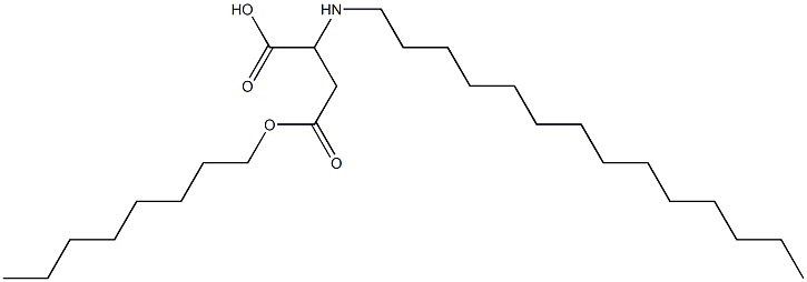 2-Tetradecylamino-3-(octyloxycarbonyl)propionic acid