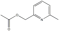 Acetic acid 6-methyl-2-pyridylmethyl ester Structure