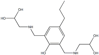 2,6-Bis[[(2,2-dihydroxyethyl)amino]methyl]-4-propylphenol