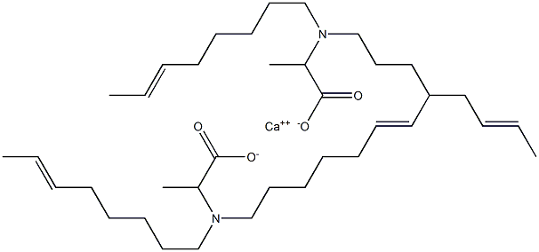 Bis[2-[di(6-octenyl)amino]propanoic acid]calcium salt