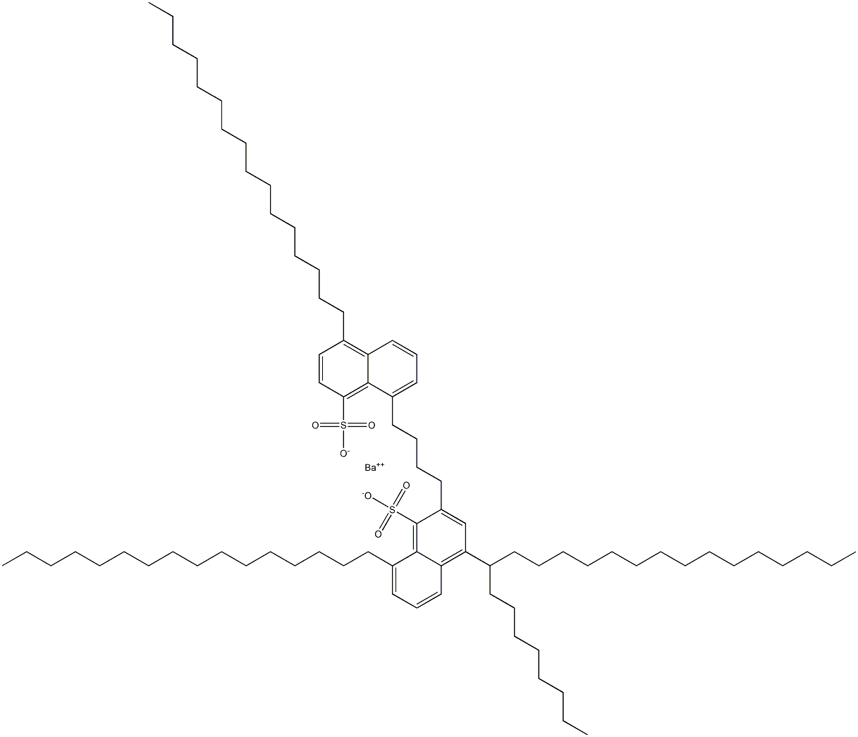 Bis(4,8-dihexadecyl-1-naphthalenesulfonic acid)barium salt