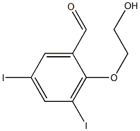5-Iodo-3-iodo-2-(2-hydroxyethoxy)benzaldehyde