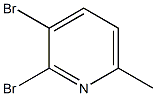 2,3-DIBROMO-6-METHYLPYRIDINE Structure