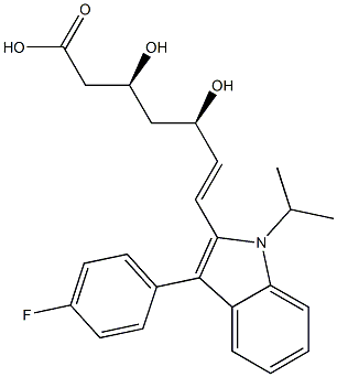 氟伐他汀EP杂质E, , 结构式