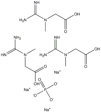 Creatine sodium phosphate Structure