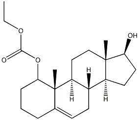 1- androstenediol ethyl carbonate Structure