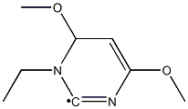 4,6-二甲氧基-2-乙基嘧啶 结构式