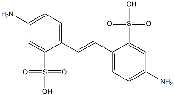 4,4'-diaminostilbene-2,2'-disulfonic acid Structure