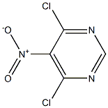 4,6-二氯基-5-硝基嘧啶, , 结构式