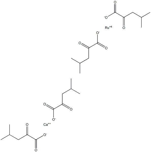 Α-酮基亮氨酸钙盐 结构式