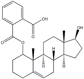 1-androstenediol phthalate Structure