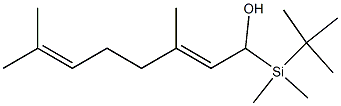 1-(t-Butyldimethylsilyl)-3,7-dimethyl-octa-2,6-dien-1-ol