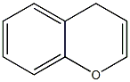 2,3-ジデヒドロ-2H-1-ベンゾピラン 化学構造式