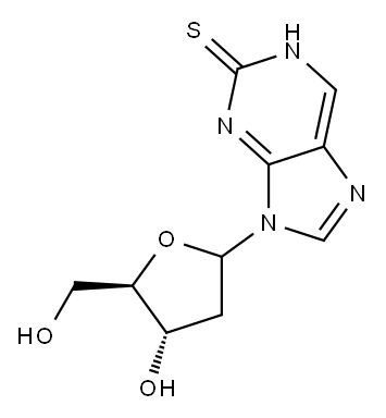 9-(2-deoxy-ribofuranosyl)purine-2-thione
