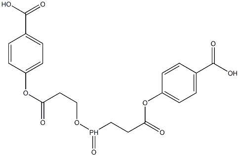 bis(2-(4-carboxyphenoxy)carbonylethyl) phosphinic acid