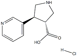 (+-)-trans-4-(3-pyridinyl)-pyrrolidine-3-carboxylic acid hydrochloride