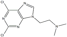 2-(2,6-dichloro-9H-purin-9-yl)-N,N-dimethylethanamine