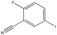 2-氟-5-碘苯甲腈, , 结构式