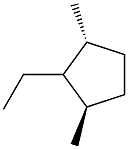 1,trans-3-dimethyl-cis-2-ethylcyclopentane