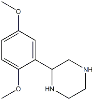 2-(2,5-DIMETHOXYPHENYL)PIPERAZINE, 95+% Structure