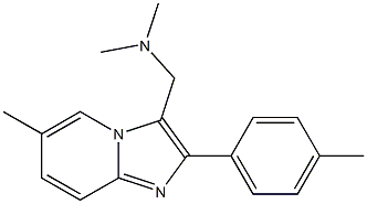 (6-METHYL-2-P-TOLYL-IMIDAZO[1,2-A]PYRIDIN-3-YLMETHYL)-DIMETHYL AMINE