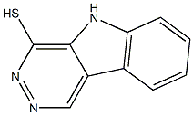 5H-PYRIDAZINO[4,5-B]INDOLE-4-THIOL Structure