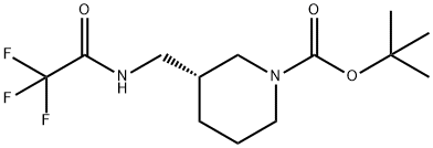 R-3-(trifluoroacetamidomethyl)-N-Boc-piperidine
