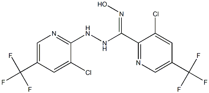 3-chloro-N'-[3-chloro-5-(trifluoromethyl)-2-pyridinyl]-5-(trifluoromethyl)-2-pyridinecarbohydroximohydrazide