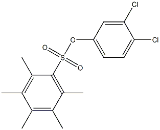 3,4-dichlorophenyl 2,3,4,5,6-pentamethylbenzene-1-sulfonate