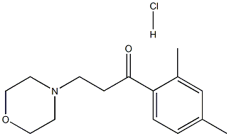 1-(2,4-dimethylphenyl)-3-morpholinopropan-1-one hydrochloride Structure