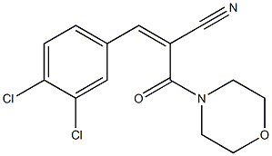 3-(3,4-dichlorophenyl)-2-(morpholinocarbonyl)acrylonitrile