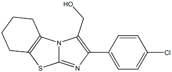 [2-(4-chlorophenyl)-5,6,7,8-tetrahydroimidazo[2,1-b][1,3]benzothiazol-3-yl]methanol