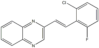 2-(2-chloro-6-fluorostyryl)quinoxaline