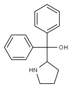 diphenyl(tetrahydro-1H-pyrrol-2-yl)methanol Structure