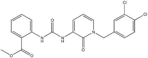 methyl 2-[({[1-(3,4-dichlorobenzyl)-2-oxo-1,2-dihydro-3-pyridinyl]amino}carbonyl)amino]benzenecarboxylate