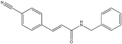 (E)-N-benzyl-3-(4-cyanophenyl)-2-propenamide