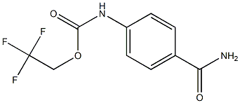 2,2,2-trifluoroethyl 4-(aminocarbonyl)phenylcarbamate
