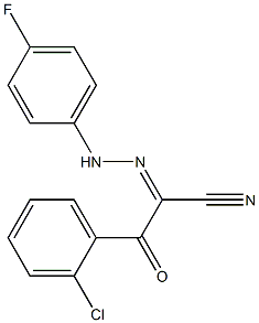 3-(2-chlorophenyl)-2-[2-(4-fluorophenyl)hydrazono]-3-oxopropanenitrile